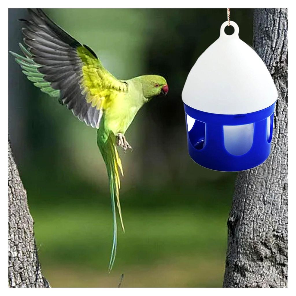 Tauben-Tränke, 2L Vogelwassertränke | Abnehmbar für Geflügelhaltung, wintertauglich, Freilandhaltung, Wachtelhaltung, Kükenaufzucht, Hühnerstall