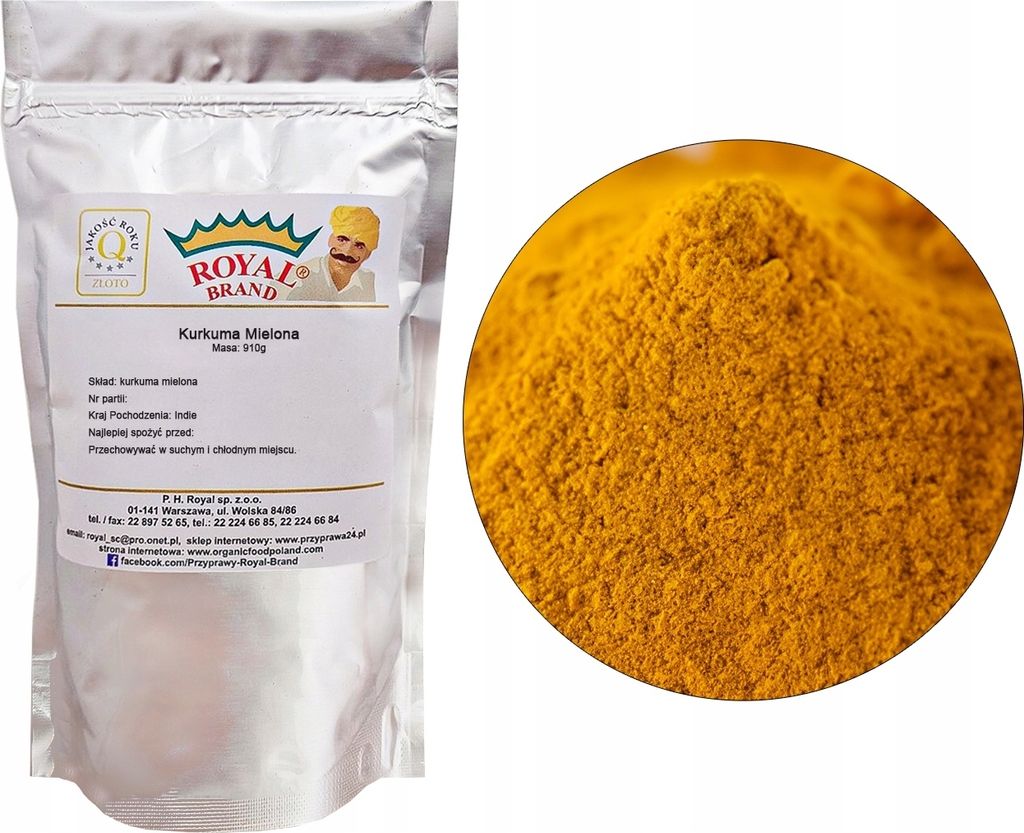 Kurkuma mletá 910g Prírodné balenie HoReCa Pre Obrázok produktu 