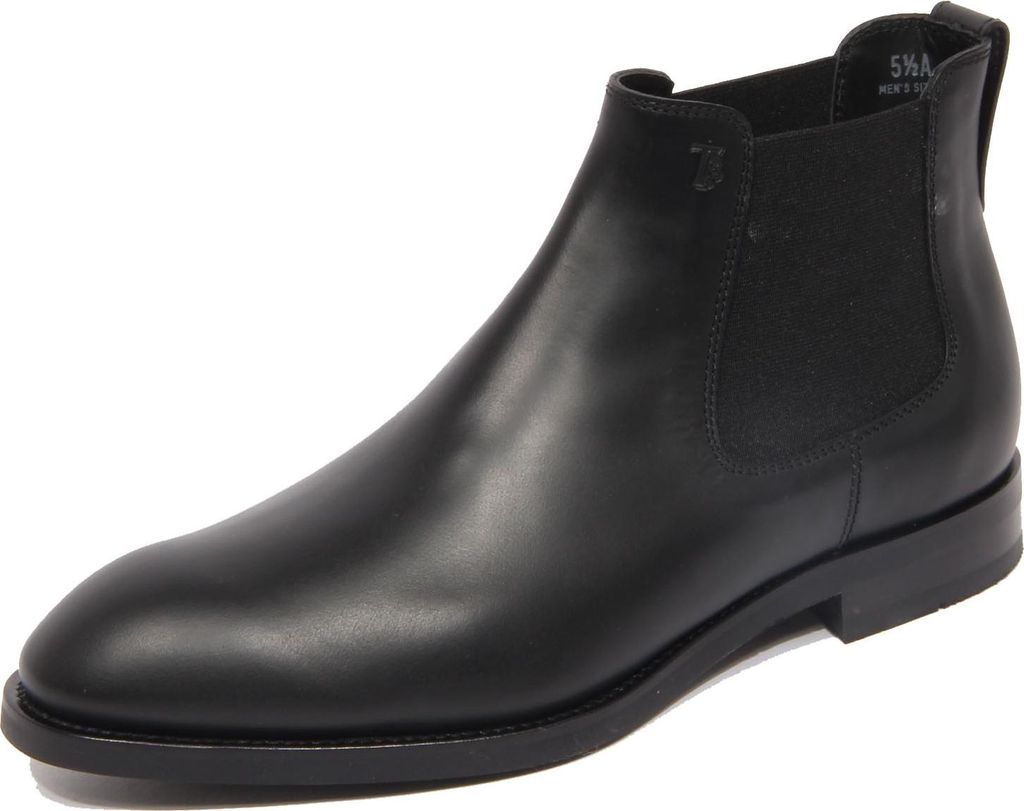 G2236 beatles stivaletto uomo TOD'S black leather boot shoe man