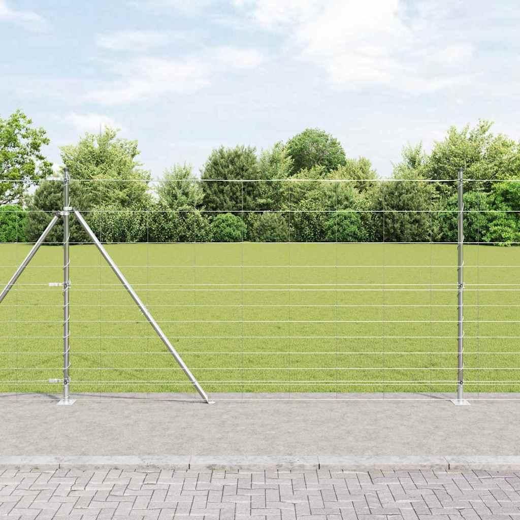 Maison Exclusive - Zaunpfosten Galvanisiert 50 x 1,4 m Stahl