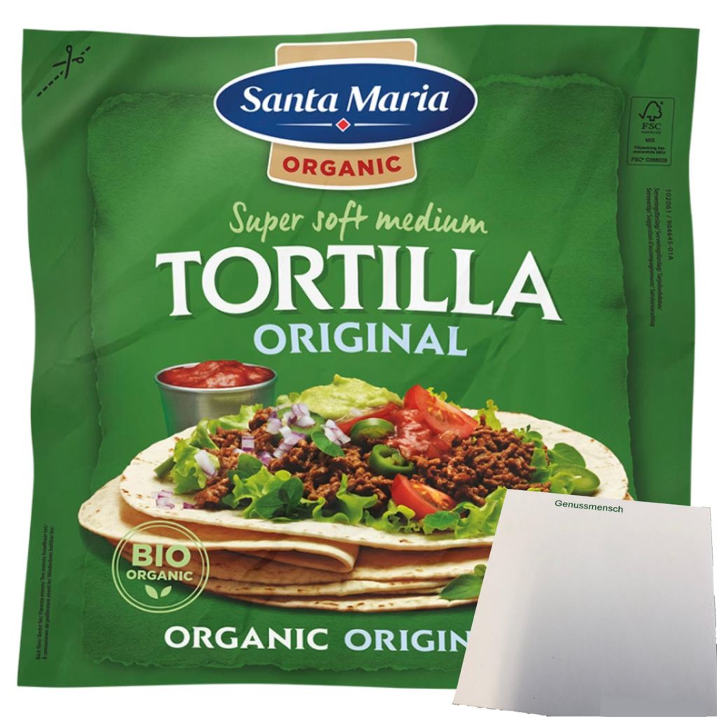Santa Maria Original Tortillia Organic (320g Packung) + usy Produktbild 