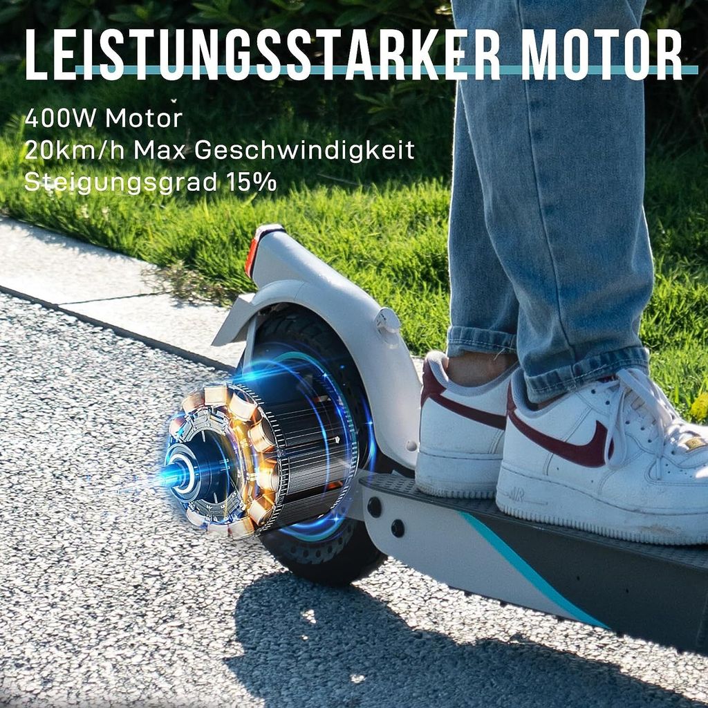 RCB TECH 10" Elektroroller,E-Scooter mit Straßenzulassung Produktbild 11