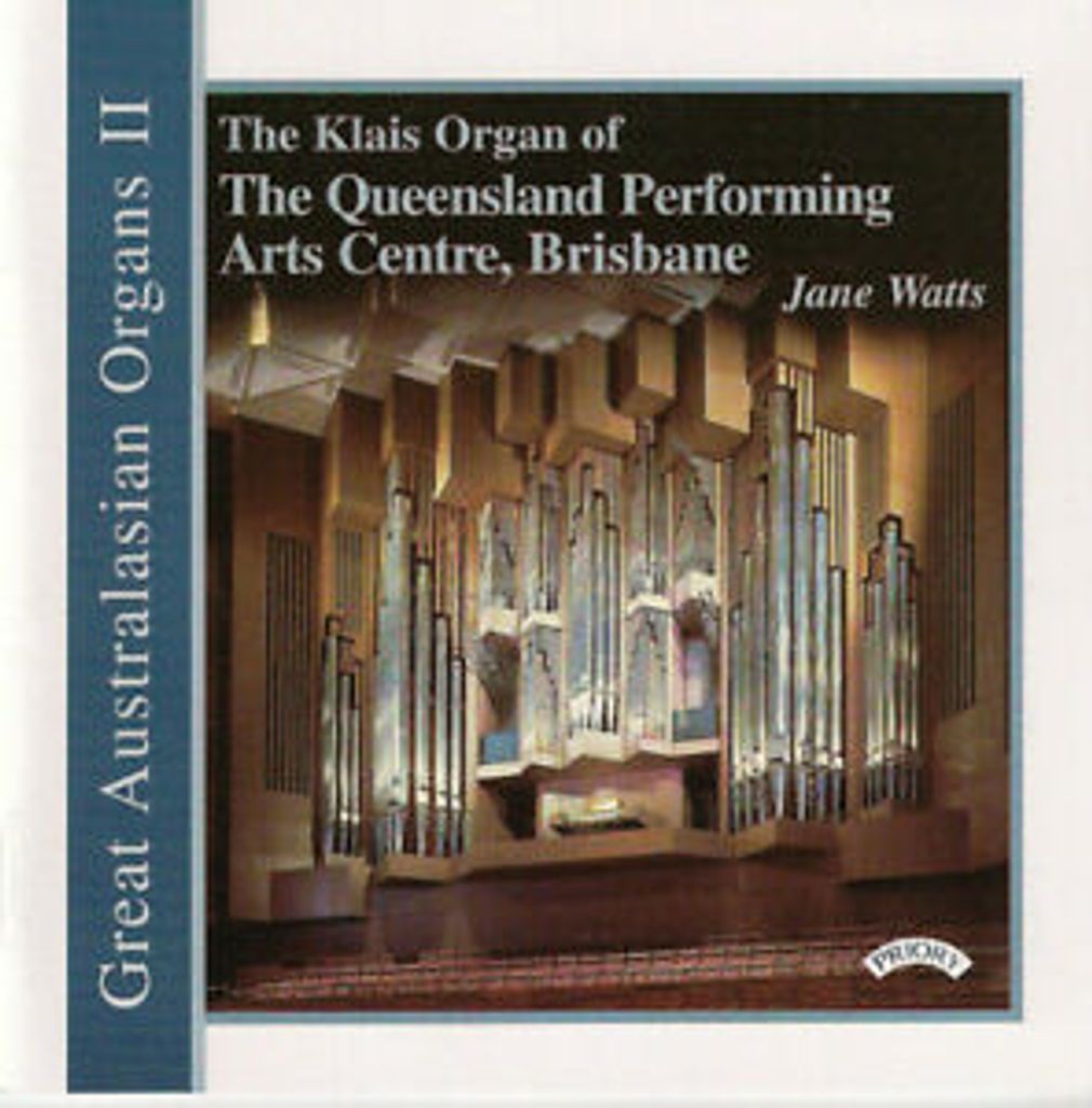 Jane Watts : Great Australasian Organs II CD (2000)