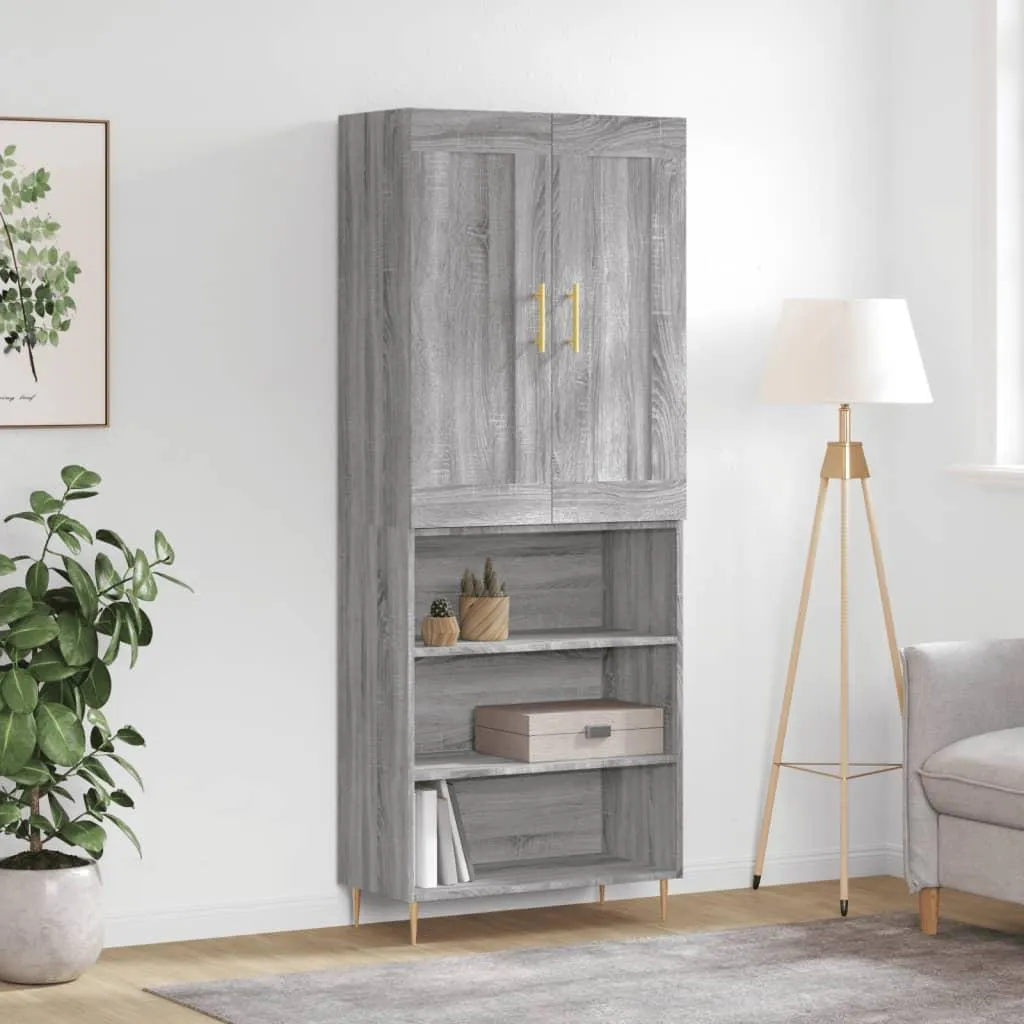 Mobile Credenza Grigio Sonoma vidaXL 180cm | Arredo Moderno Casa
