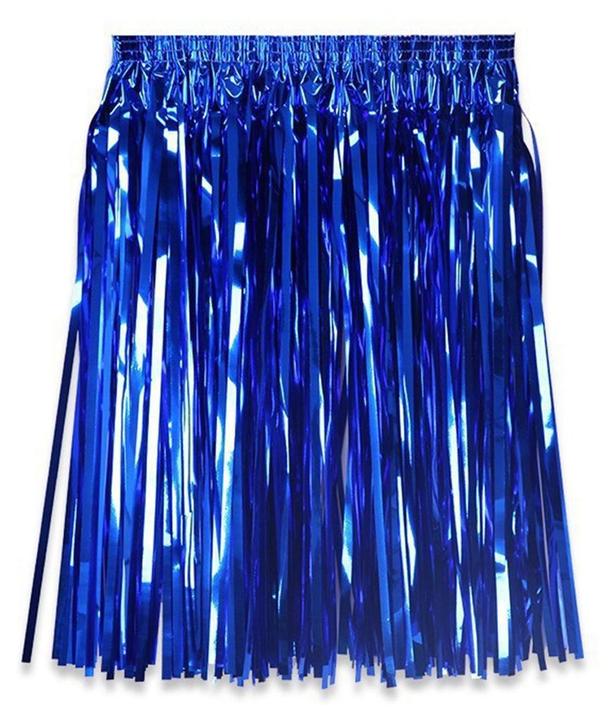 Glitzerperücken und Kostümzubehör im Disco-Stil mit Fransen, elastischem Bund und Metallic-Effekt für Cosplay und Tanz
