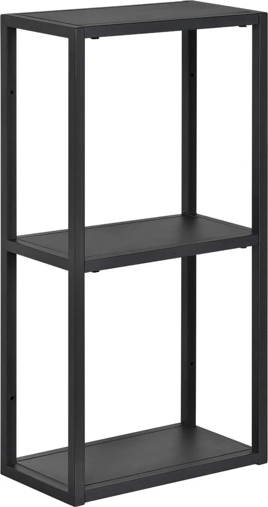 Module de rangement métal faible profondeur avec tablettes réglables