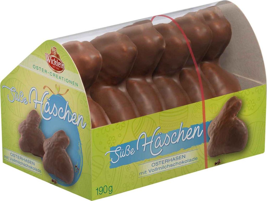 Wicklein słodkie zajączki wielkanocne z mleczną czekoladą Zdjęcie produktu 