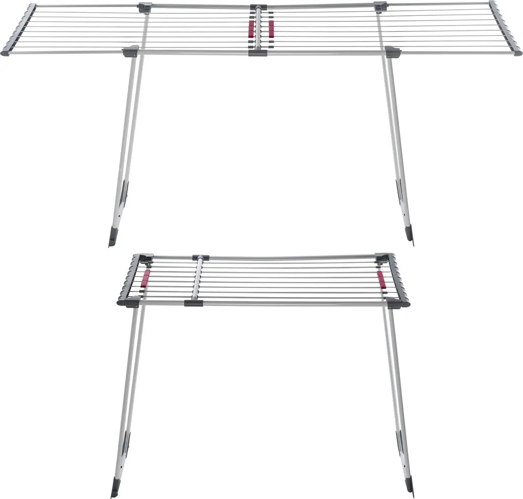 Séchoir à linge télescopique stable 196 cm - Étendoir à linge sur pied