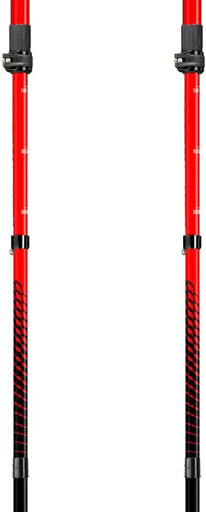 Leki Ultratrail FX Junior Bâtons de Trail en Carbone Rouge et Jaune - 5