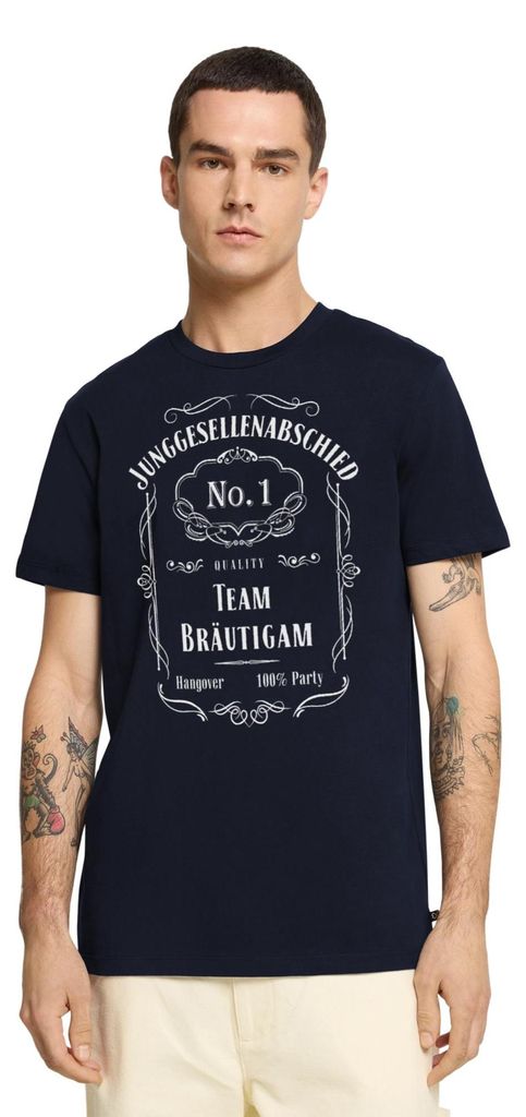 Spreadshirt JGA Team Bräutigam Junggesellenabschied No.1. Outfit Männer Premium T-Shirt, 5XL, Navy