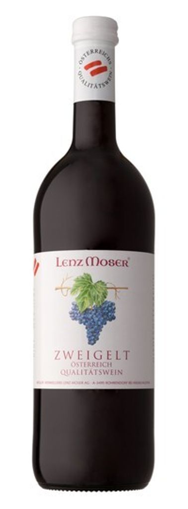 Lenz Moser Blauer Zweigelt Rotwein Trocken Vin de qualité Image du produit 