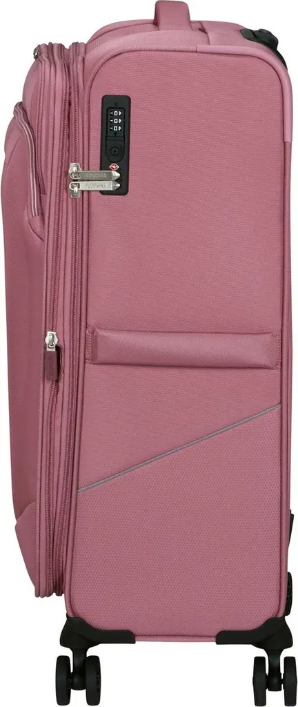 Valise Summerride 69cm extensible avec serrure TSA Lilas Pink robuste - 4