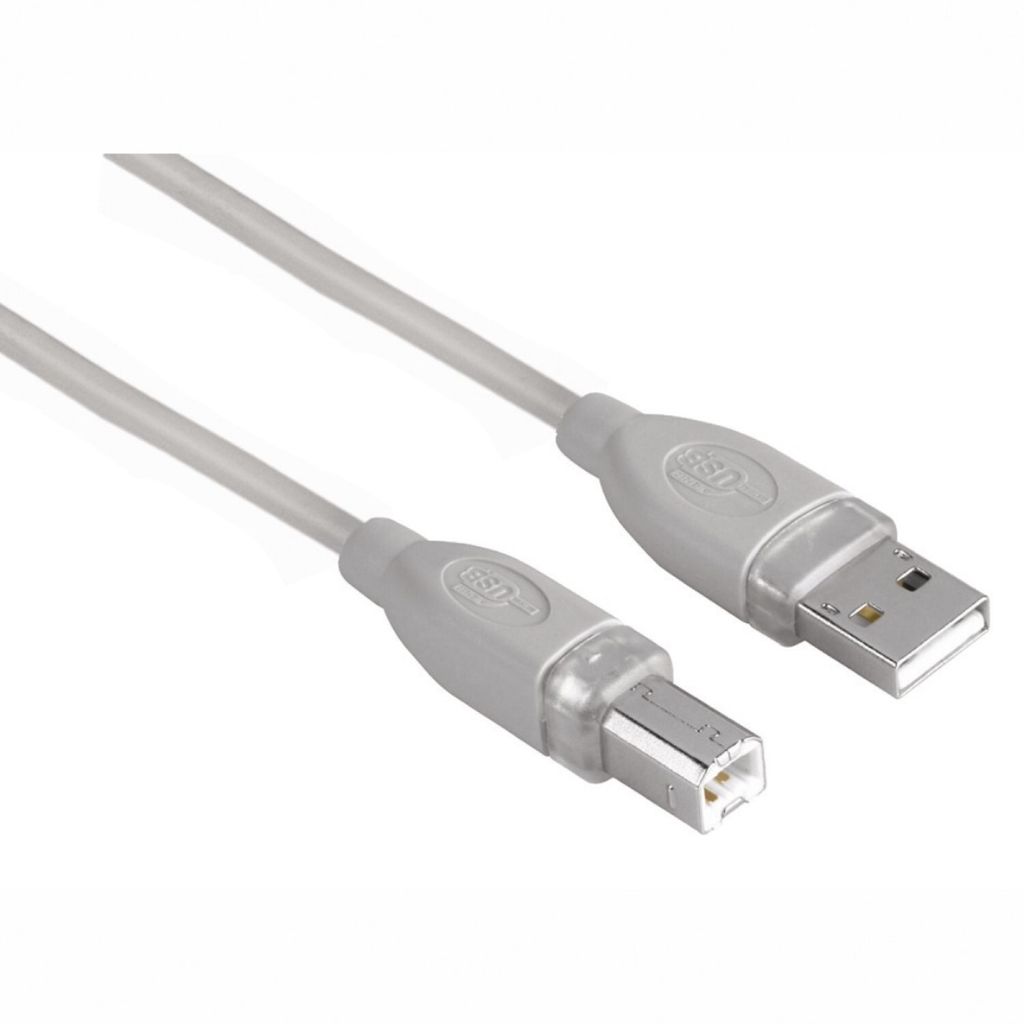 Hama USB-2.0-Kabel geschirmt grau 3,00 m