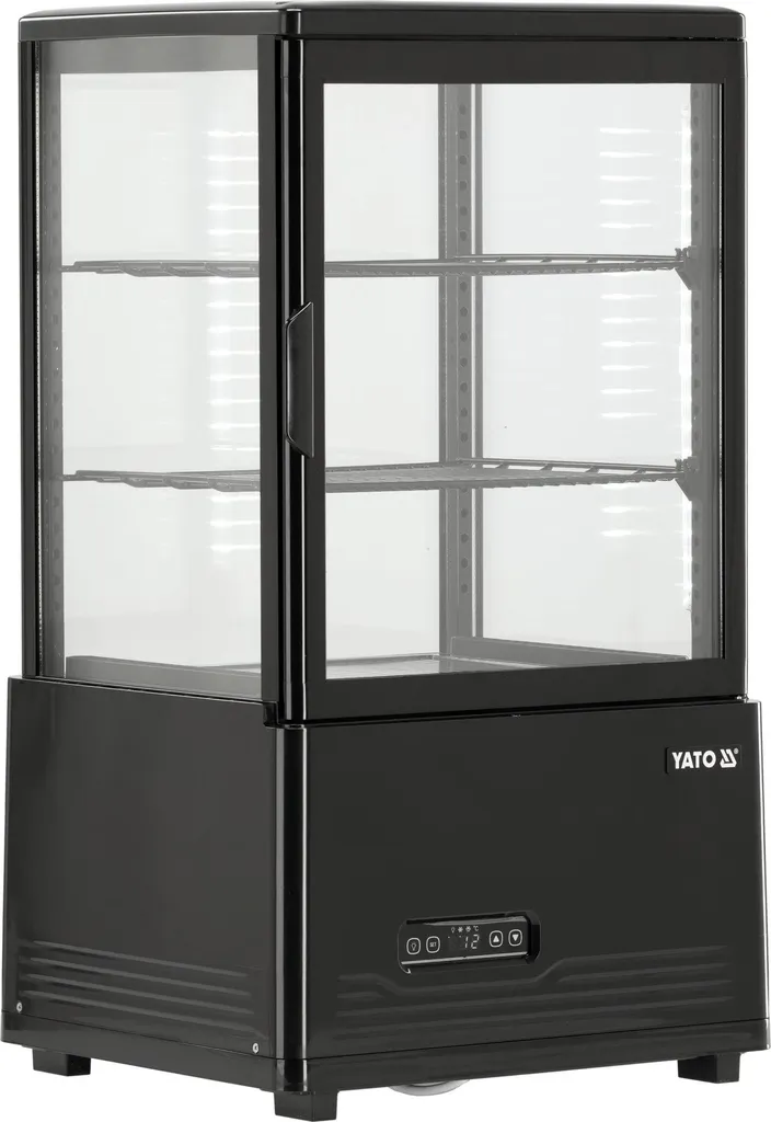 Vitrine Froide 0 +12°C avec Thermostat Réglable et Volume Compact 59L