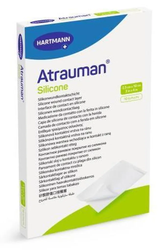 Atrauman Silicone Hartmann 7,5 x 10cm - Pansement doux et non traumatique