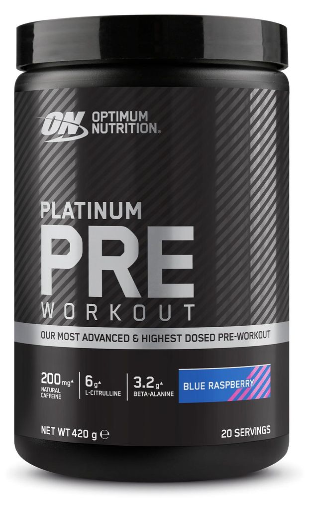Optimum Nutrition Platinum Pre-Workout (20 Serv) Blue Produktbild 