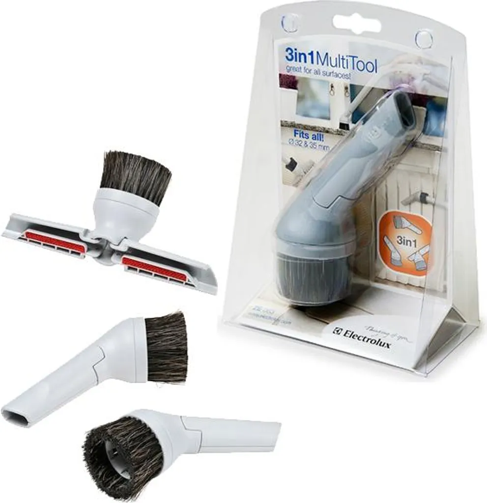 Electrolux ZE063 3in1: Spazzola Multifunzione 32mm e Adattatore 35mm