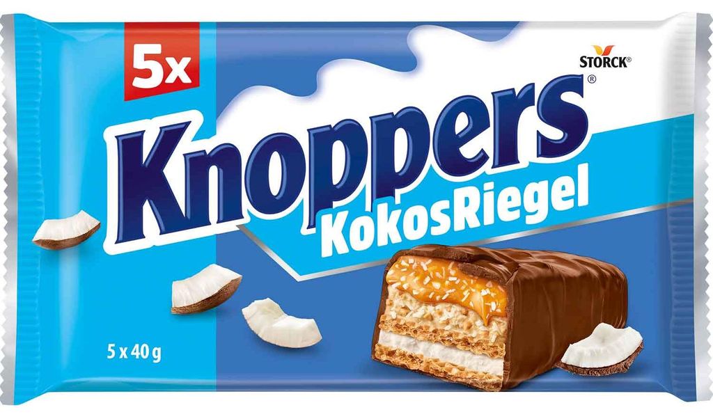 Knoppers® 471779 Knoppers® Barre aux noix de coco 5 pcs. Image du produit 