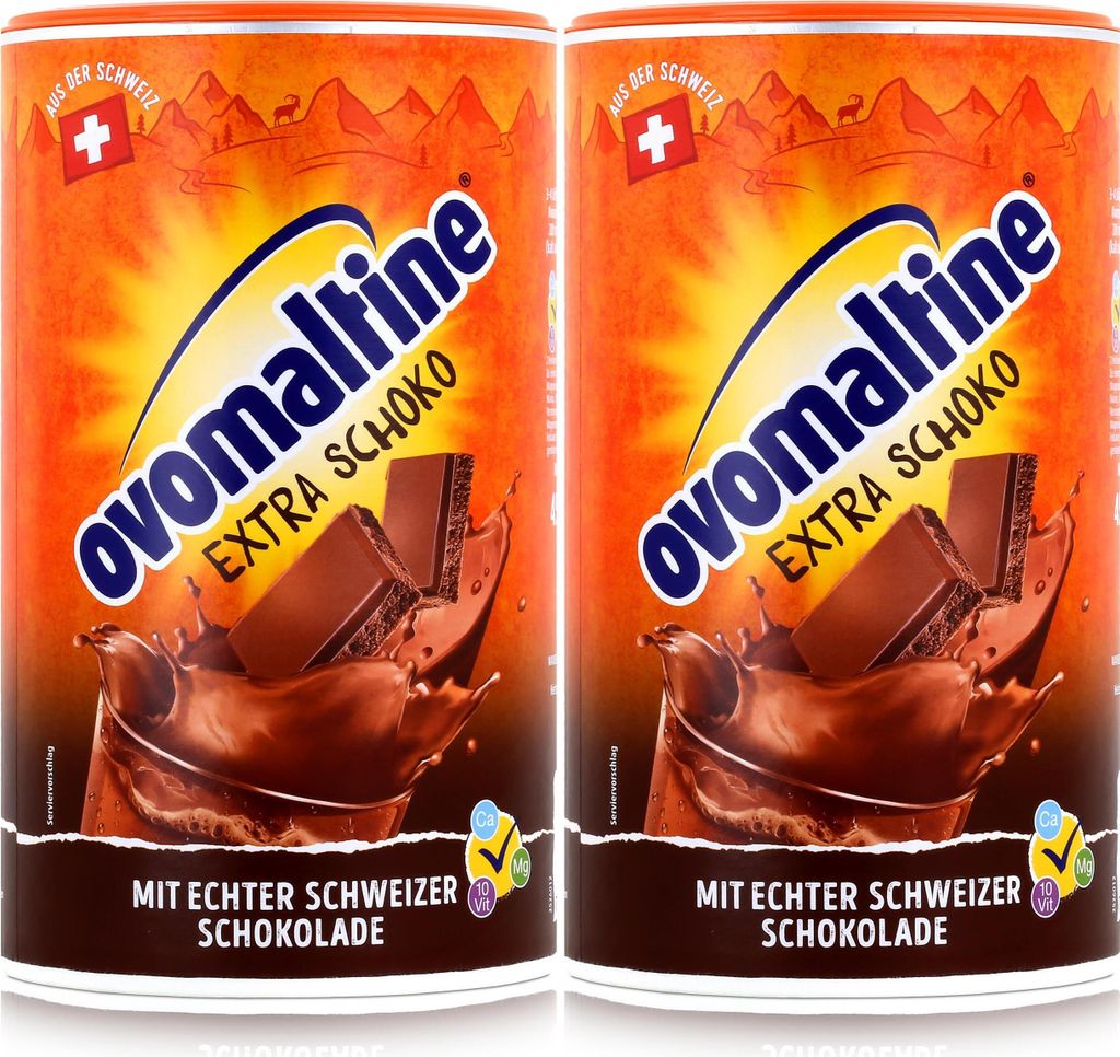 Ovomaltine Malzhaltiges Getränkepulver extra Schoko 450g Produktbild 