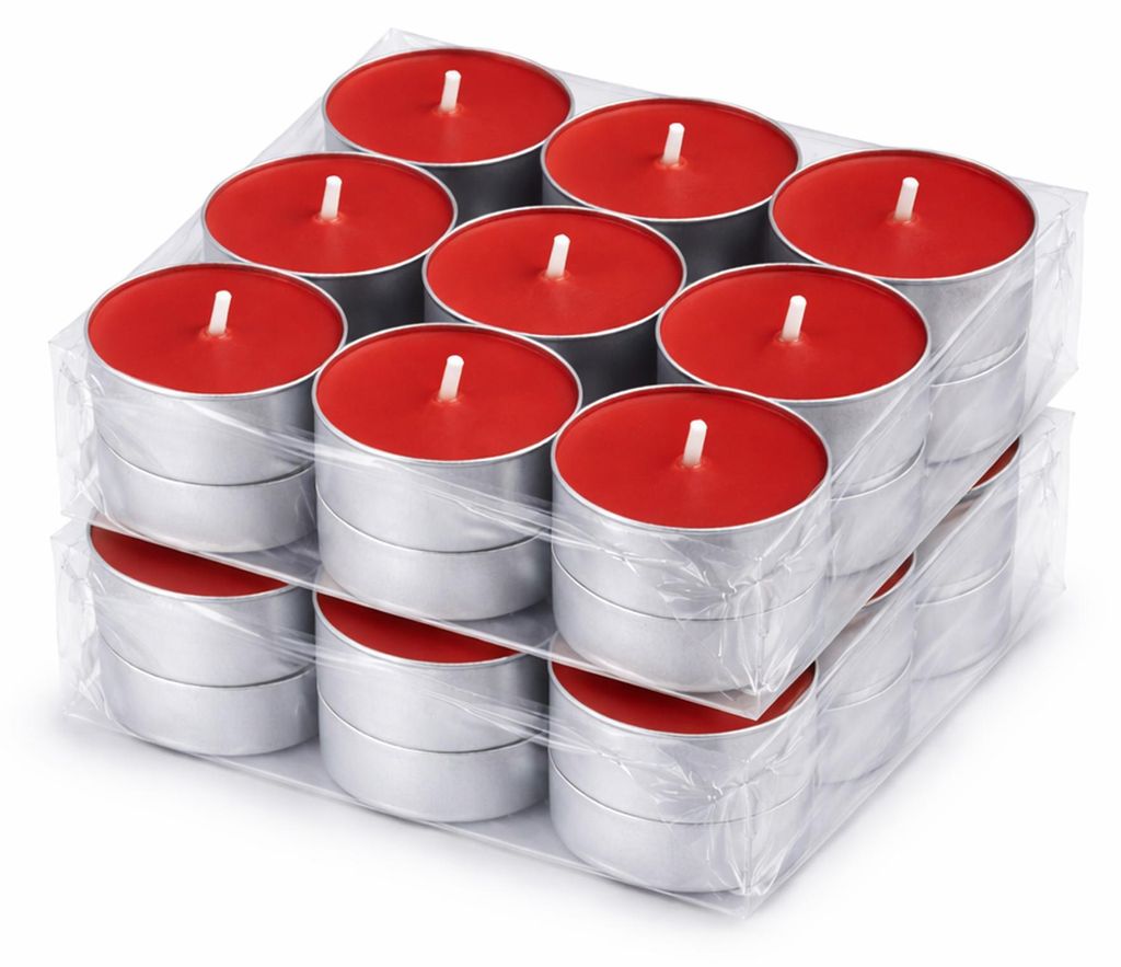 Duft-Teelichter 36er Pack – Duft Cranberry, ca. 4 Stunden Produktbild 