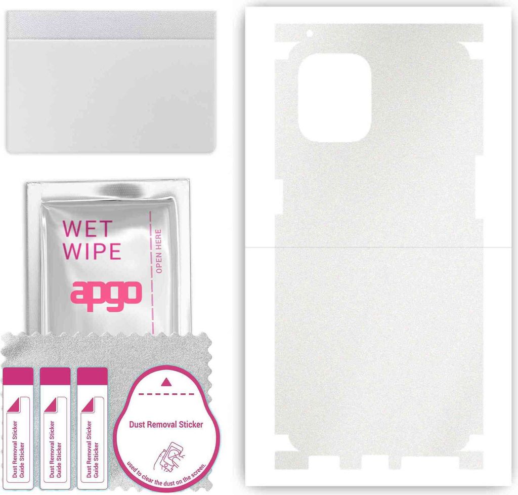 apgo Rückseite + Seiten Schutzfolie, Skin, kompatibel mit Oppo Find X3 Pro, Hinten Displayschutzfolie aus Vinylfolie, kratzfest, einfache Montage ...