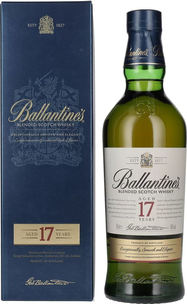 Whisky Ballantine's 17YO 700 ml in einer Schachtel Produktbild 