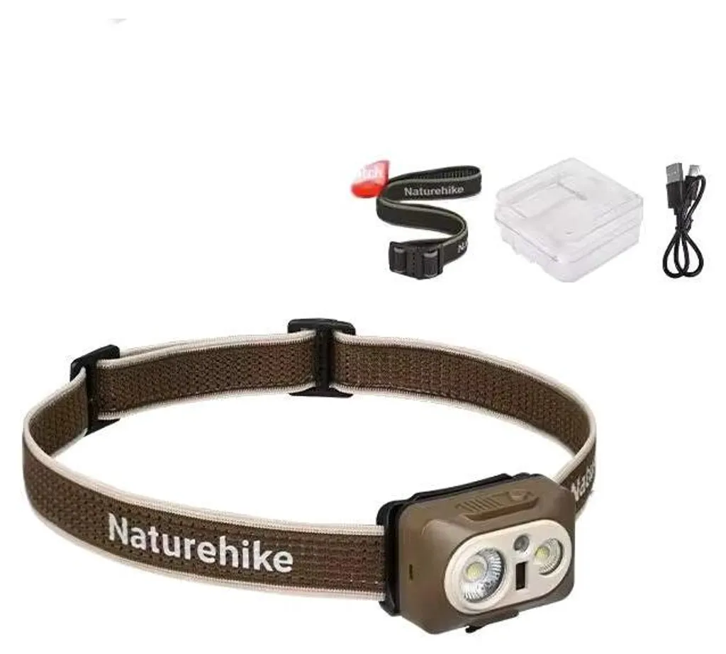 Lampe frontale Naturehike Kingyu Max CNK2450ZM010 500 lm coloris marron