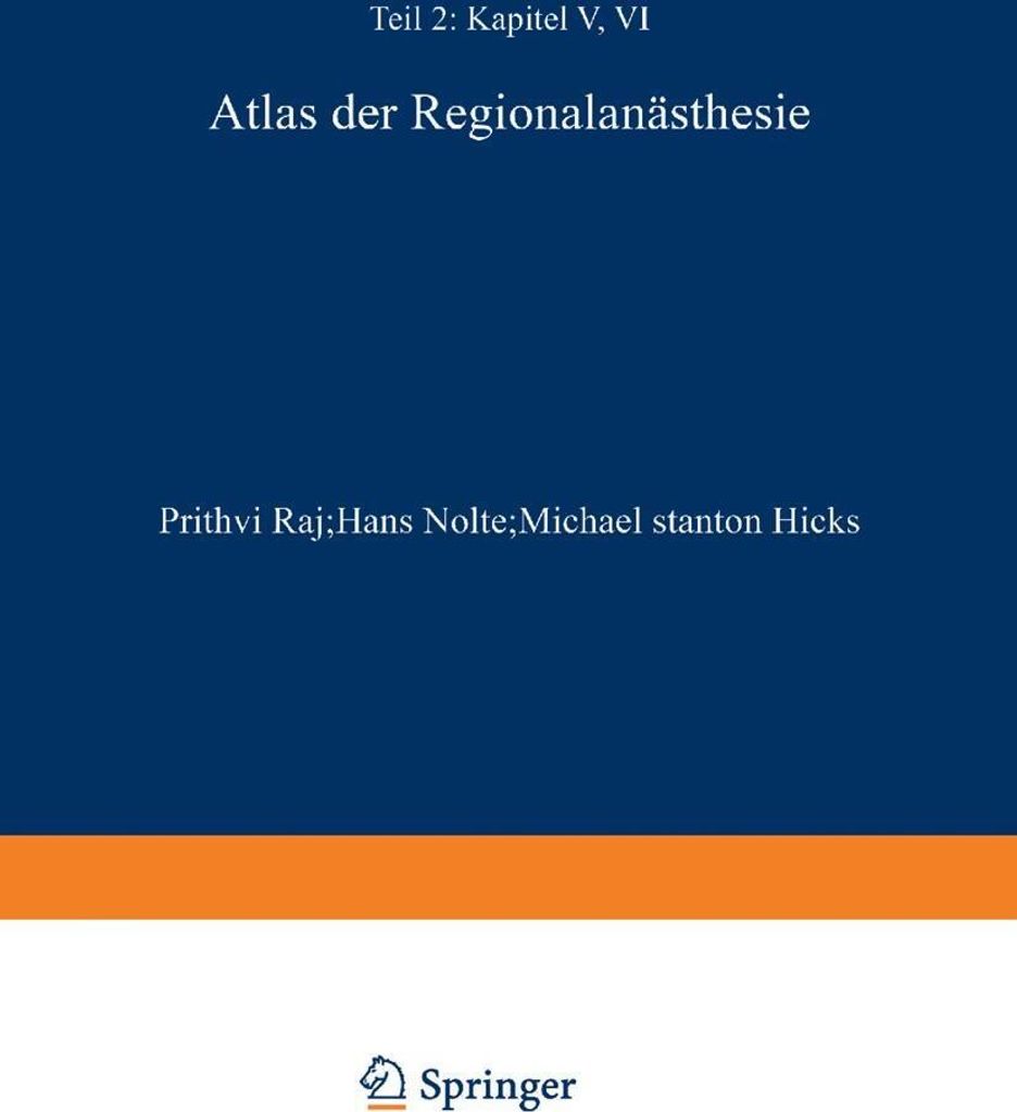 Atlas der Regionalanästhesie