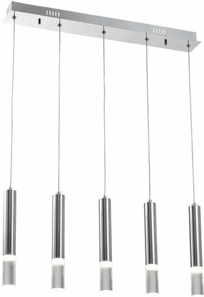 Suspension LED Gwen chrome 1750 lm : fini les zones d'ombre à table