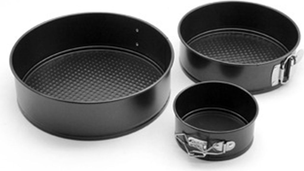 Moule à Gâteau Rond à Charnière - 18, 20 Et 22 Cm, Anti-adhésif, En Acier Carbone Pour Four