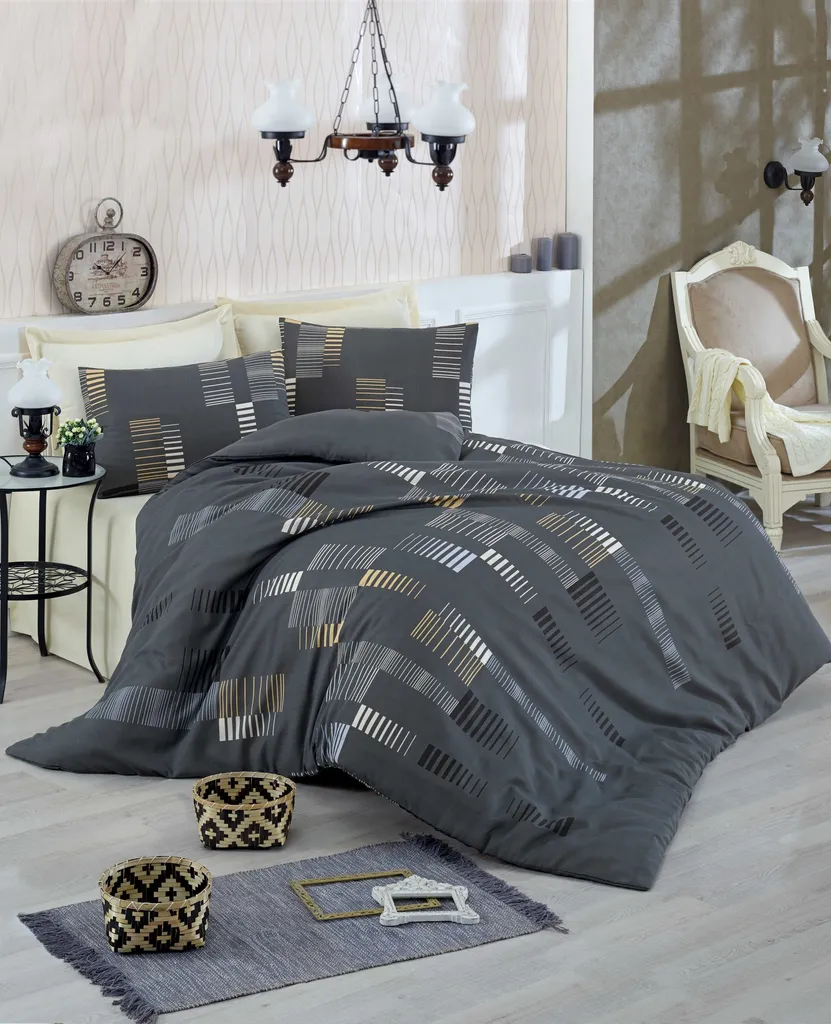 Offerta Copriletto Antracite L'Essentiel Begonvilla EPJ8187