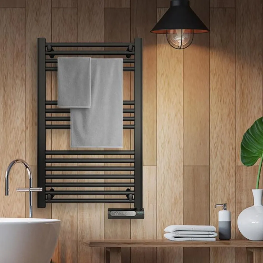 Cecotec Readywarm 9100 Smart Noir - Sèche-serviettes Électrique 500W