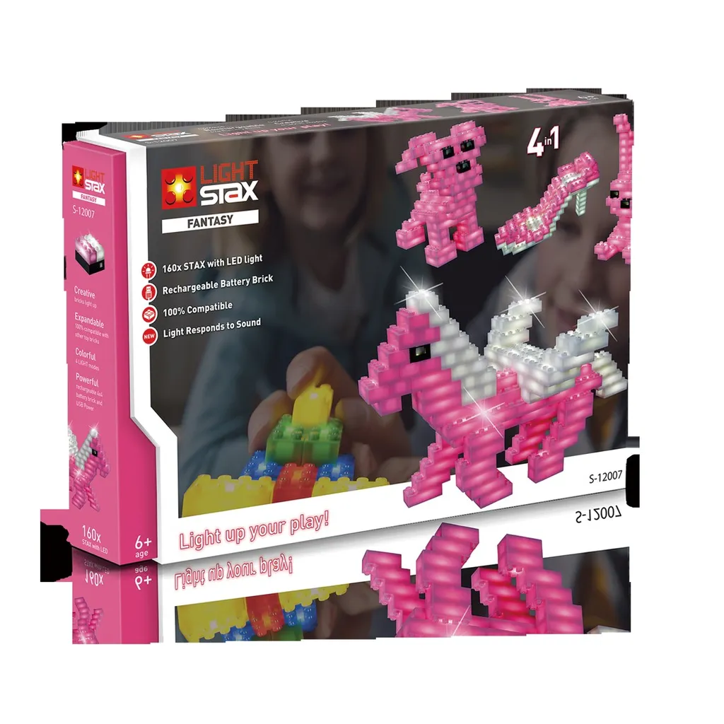 Jeu d'Assemblage Lumineux Light Stax Fantasy pour Enfant dès 6 Ans