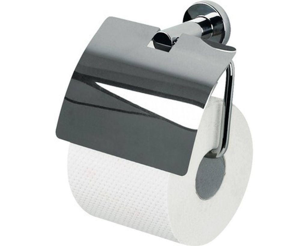 Toilettenpapierhalter Spirella Atlantic mit Deckel chrom Produktbild 