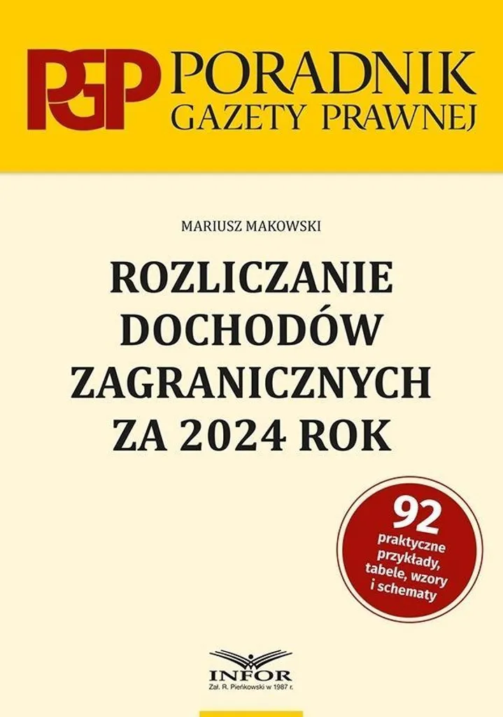 Guide Fiscal 2024 Règlement des Revenus Étrangers (Livre en Polonais)