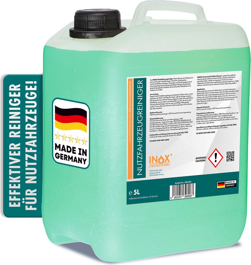 INOX® Nutzfahrzeugreiniger 5L - Kraftreiniger Konzentrat Produktbild 