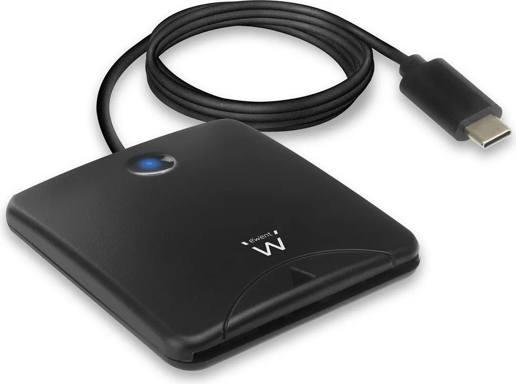 Lettore Smart Card USB-C Ewent EW1055 DNIe Firma Digitale Online