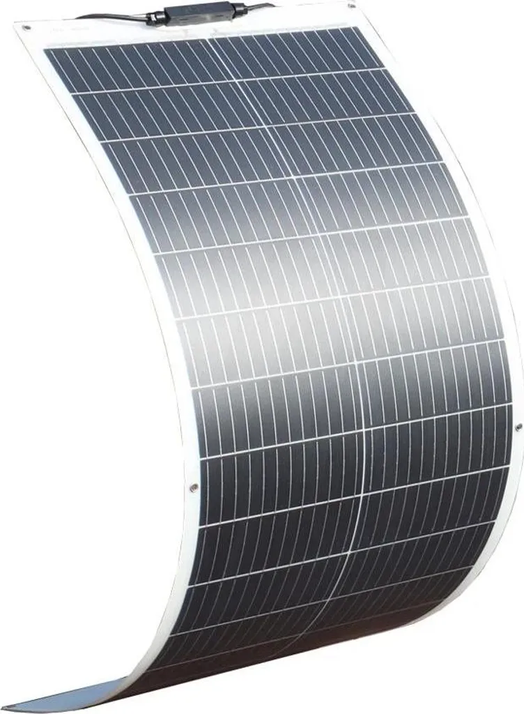 Panneau solaire 100W flexible haute efficacité monocristallin léger