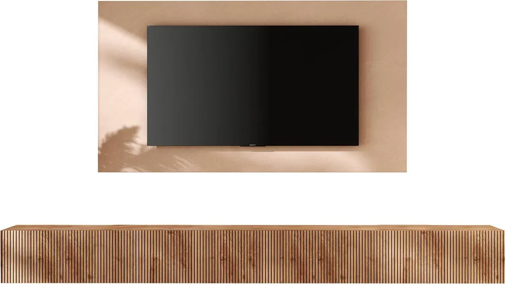Buti Mur Composable Coloris Poirier - Meuble TV Modulable Italy Design