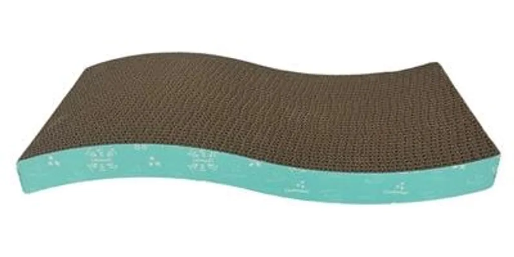 Griffoir chat Easypets Welle turquoise - Stop aux griffes abîmées