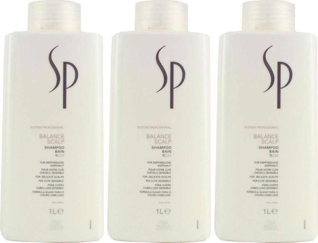Wella SP Balance Scalp 3 x 1000 ml Shampoo Set Produktbild 