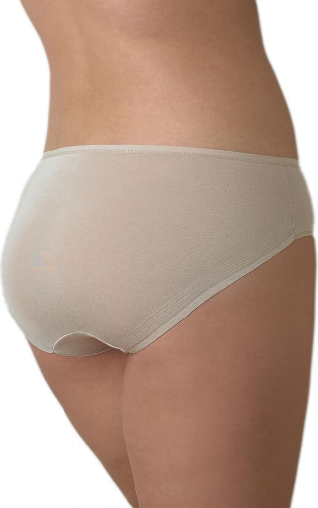 Naomi & Nicole Damen Hüftslip - Unterhose Damen (S-XL / 38-44) Slip Lasercut Damen Damenslip Microfaser Unsichtbare Höschen mit Silikonabschluss