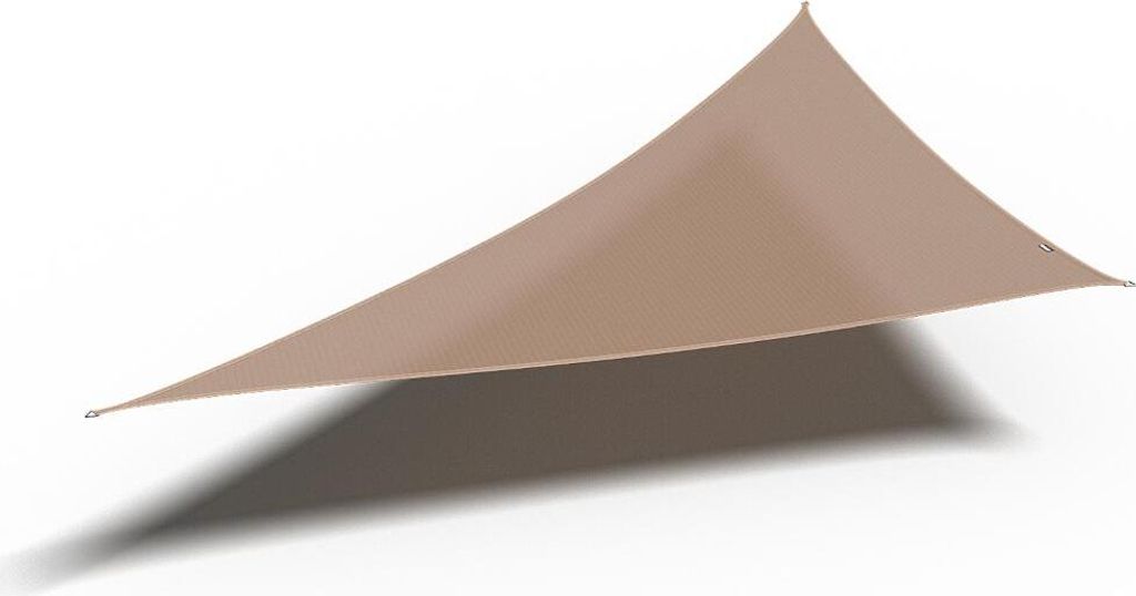 Coolfit Sonnensegel 3-Eck, sand 90° Bezug aus 285g/m² Produktbild 