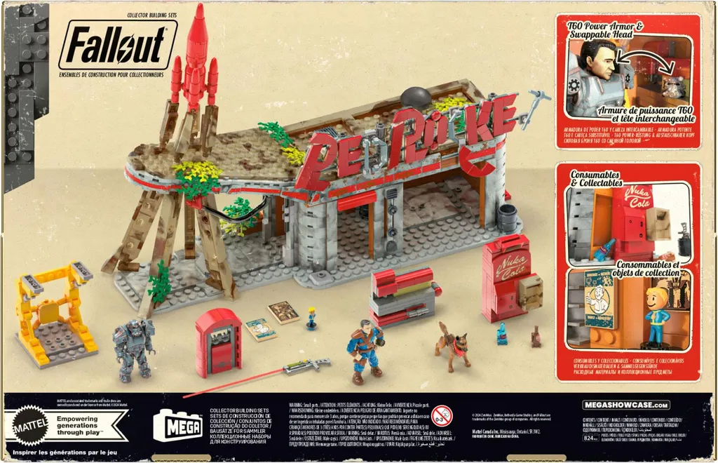 Jeu de construction Fallout MEGA Red Rocket Truck Stop pour Collection - 12