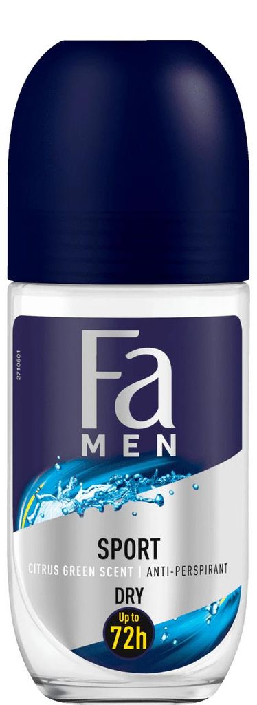 FA Deodorante Roll-On Sport 50ml Unisex Roller Stick Donne Immagine del prodotto 
