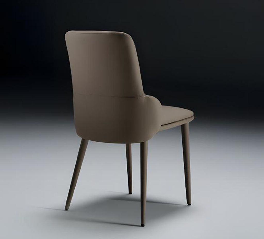 Stühle Wohnzimmer Esszimmer Lehnstuhl Polsterstuhl ohne Armlehne Luxus Sessel