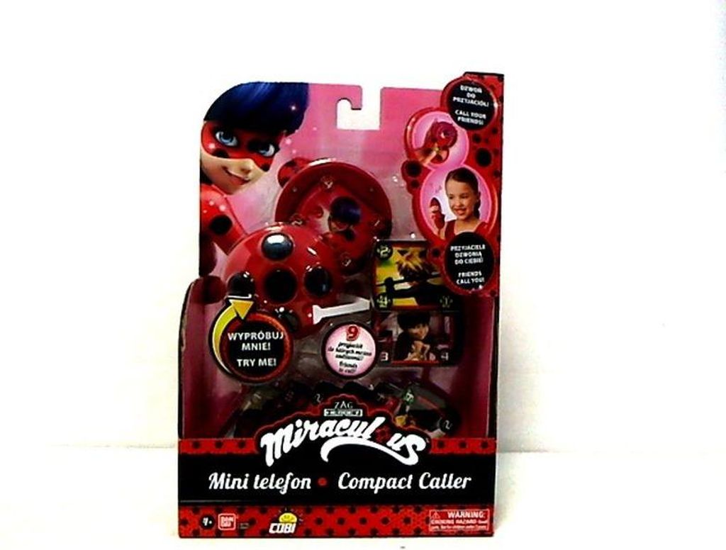 A product packaging for a Miraculous Ladybug toy.