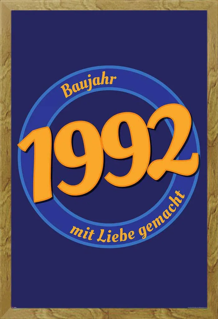 Cornice Shinsuke Maxi Rovere + Poster Compleanno 1992 Acrilico