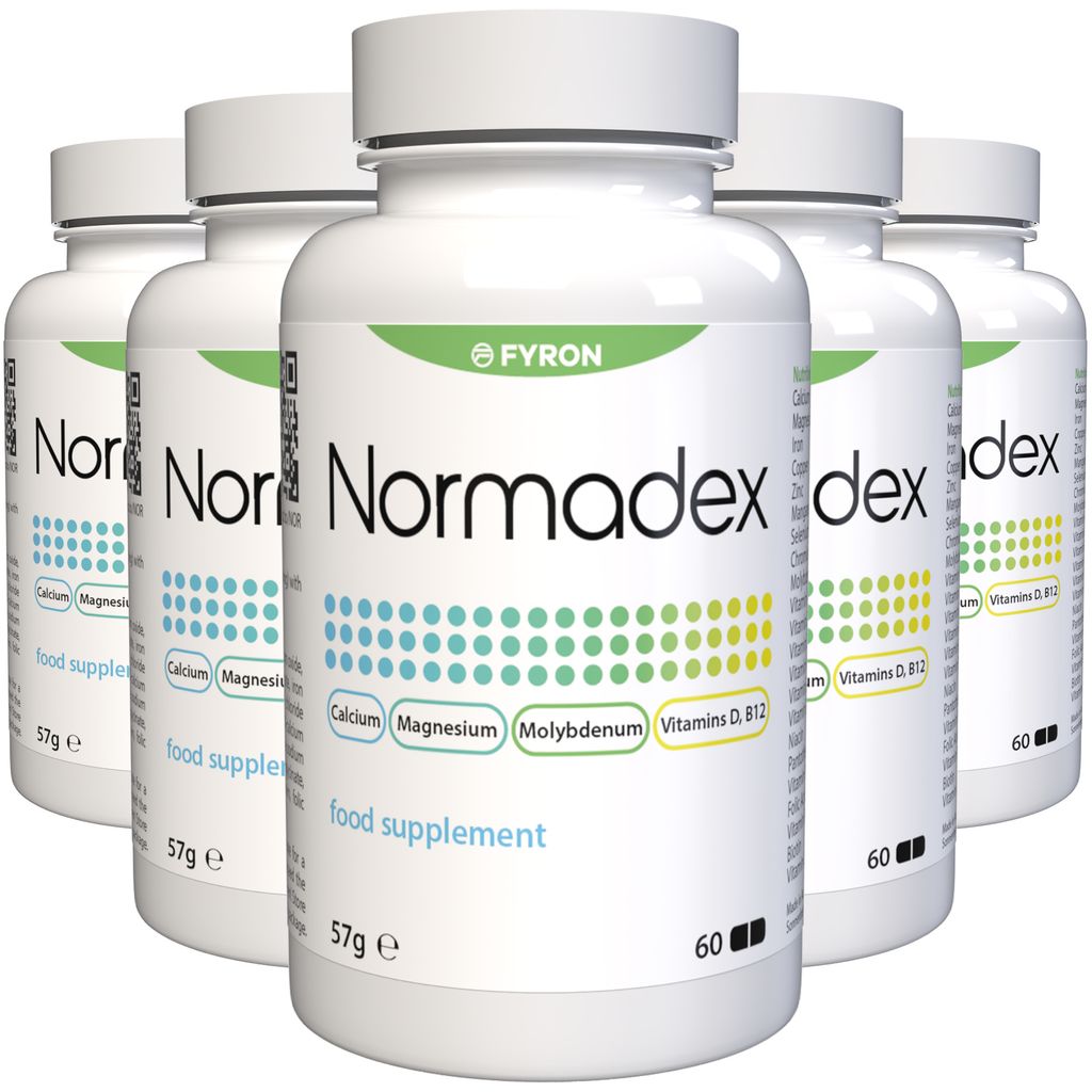 Normadex - 300 Kapseln (5x60 Kapseln), 5er Pack