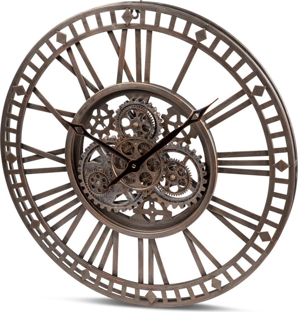 formano Wanduhr mit sichtbar beweglichen Zahnrädern  60 cm Produktbild 